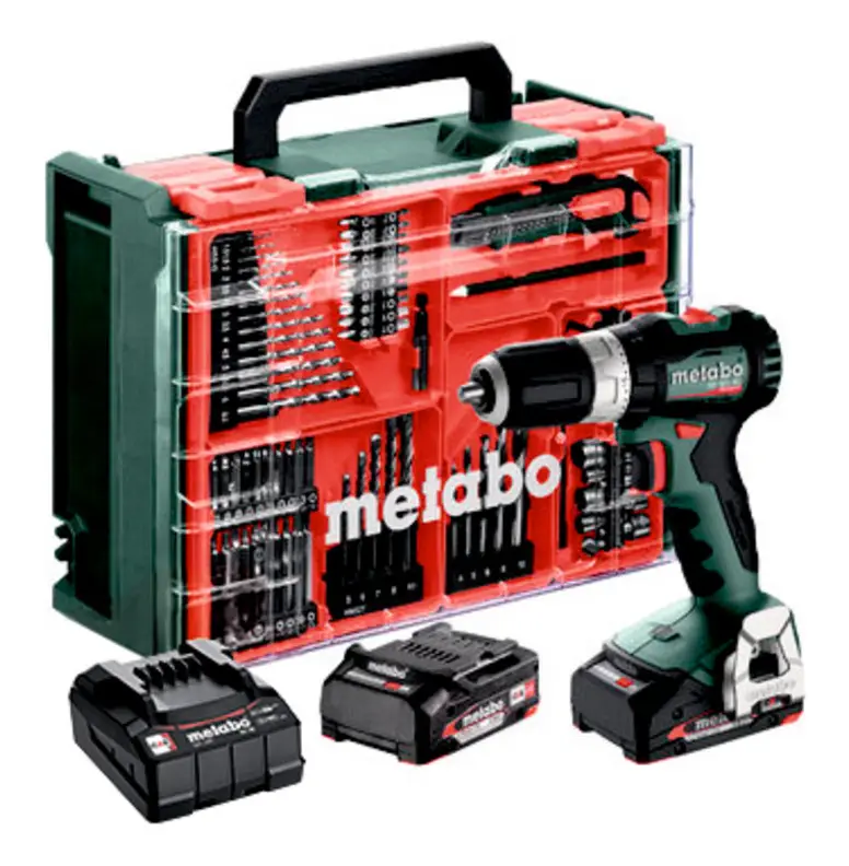 Metabo SB 18 L BL Set Mobile Werkstatt Akku-Schlagbohrschrauber 2 x 2 Ah LiHD im Kunststoffkoffer Wochenendangebot