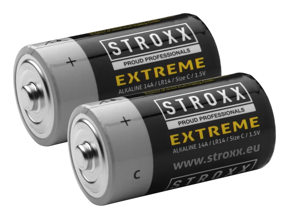 Sichere Zahlung Stroxx Alkaline-Batterie C LR14 Ultra Quality, 2 Stück