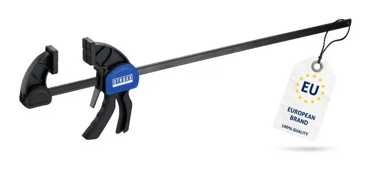 Neue Ware Stroxx Einhandzwinge/Schnellspannzwinge mit Quick-Release, 159 kg Klemmkraft, 300 mm