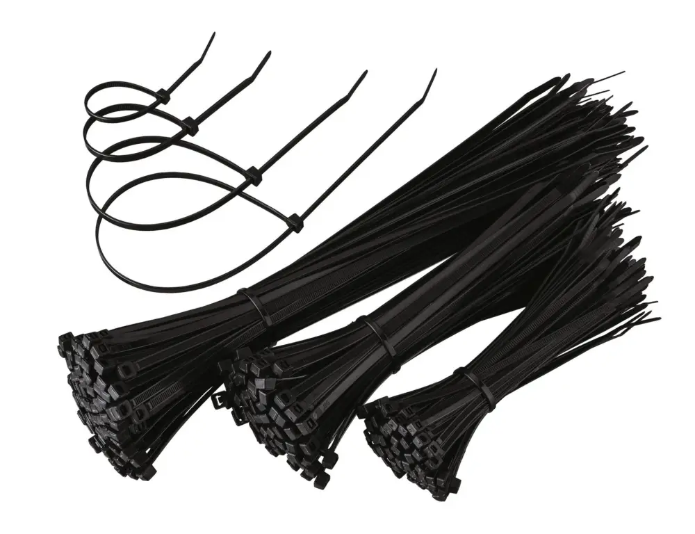 Bestseller Stroxx Kabelbinder, 380 mm x 4,8 mm, schwarz (Verpackungseinheit 100 Stück)