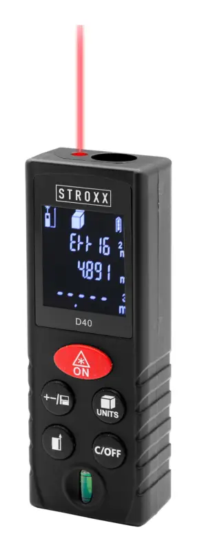 Bestpreis Stroxx Laser-Entfernungsmesser, 40 m
