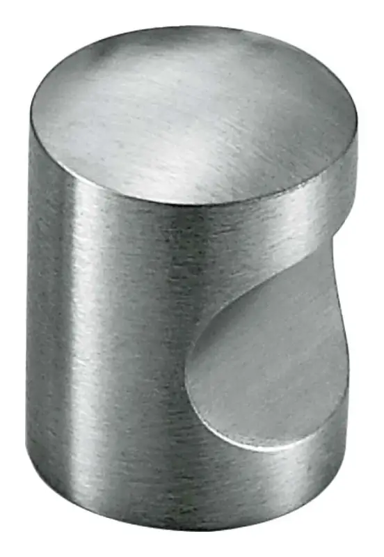 Nur Für Kurze Zeit Stroxx Möbelknopf zylindrisch, mit Mulde, 28 x 20 mm, Edelstahl matt