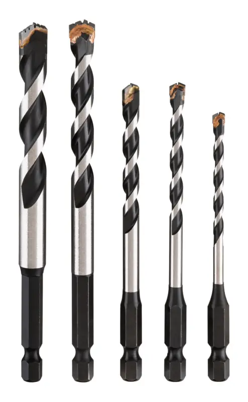 Letzte Chance Stroxx Multibohrer-Set 4,5,6,8 10 mm 1/4" Schnellwechselhaft, 5-teilig
