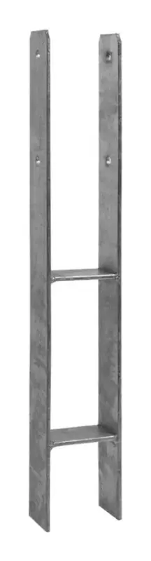 Neuheit Stroxx Pfostenträger H-Form, für Pfosten 90 mm, Länge 600 mm, feuerverzinkt