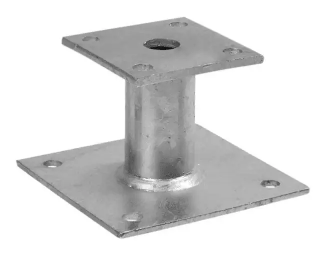 Stroxx Pfostenträger Typ P, zum Aufdübeln, Höhe 100 mm, feuerverzinkt Wochenendangebot