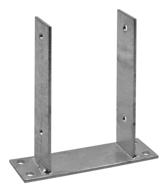 Stroxx Pfostenträger U-Form zum Aufdübeln, für Pfosten 100 mm, feuerverzinkt Sonderangebot