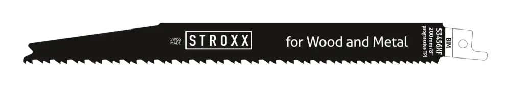 Stroxx Säbelsägeblatt S3456 XF, Bi-Metall, für Metall & Holz 3-18 mm, 25 Stück Aktuell