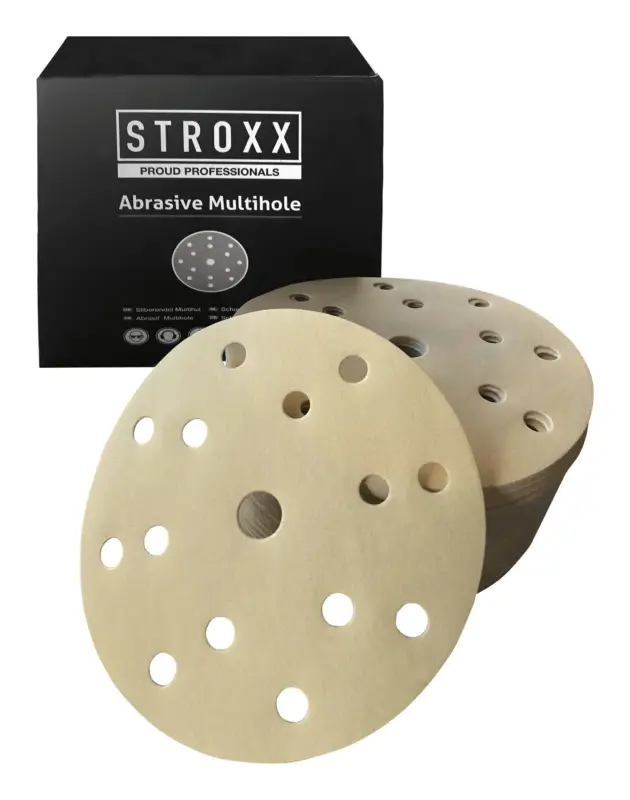 Stroxx Schleifscheibe, 150 mm, Multihole, K240, 100 Stück Aktuell