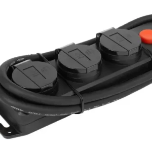 Stroxx Steckdosenleiste, 3-fach 1,5m mit Schalter IP44 Neu