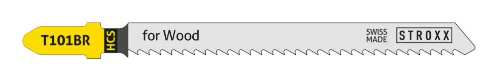 Ausverkauf Stroxx Stichsägeblatt T101BR, für Holz 3-30 mm, 25 Stück