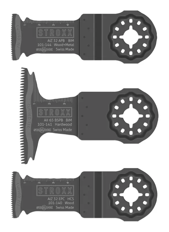 Stroxx Tauchsägeblatt-Set, Starlock, Bi-Metall, für Holz & Metall, 6-teilig Angebot