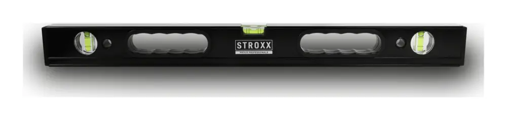 Stroxx Wasserwaage, mit 2 Griffen, schwarz, 1200 mm Aktuell