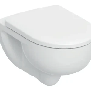 Geberit Renova Tiefspül-WC mit WC-Sitz TurboFlush wandhängend - Weiß Angebot