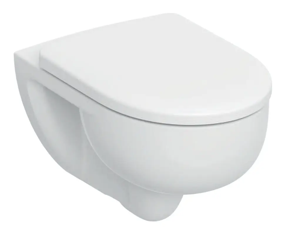 Geberit Renova Tiefspül-WC mit WC-Sitz TurboFlush wandhängend - Weiß Angebot