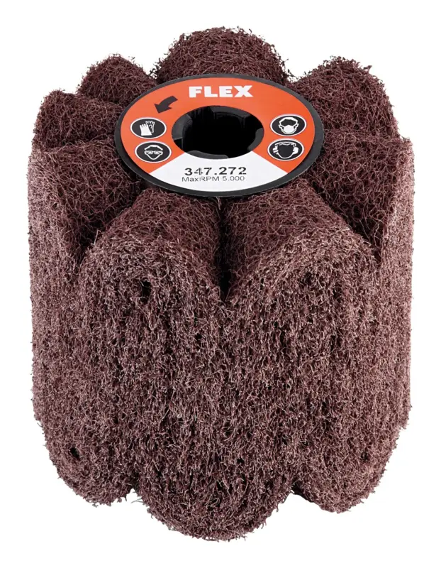 Sonderangebot Flex Schleif-Vlies gefaltet Korn A 180 Dm. 100 mm