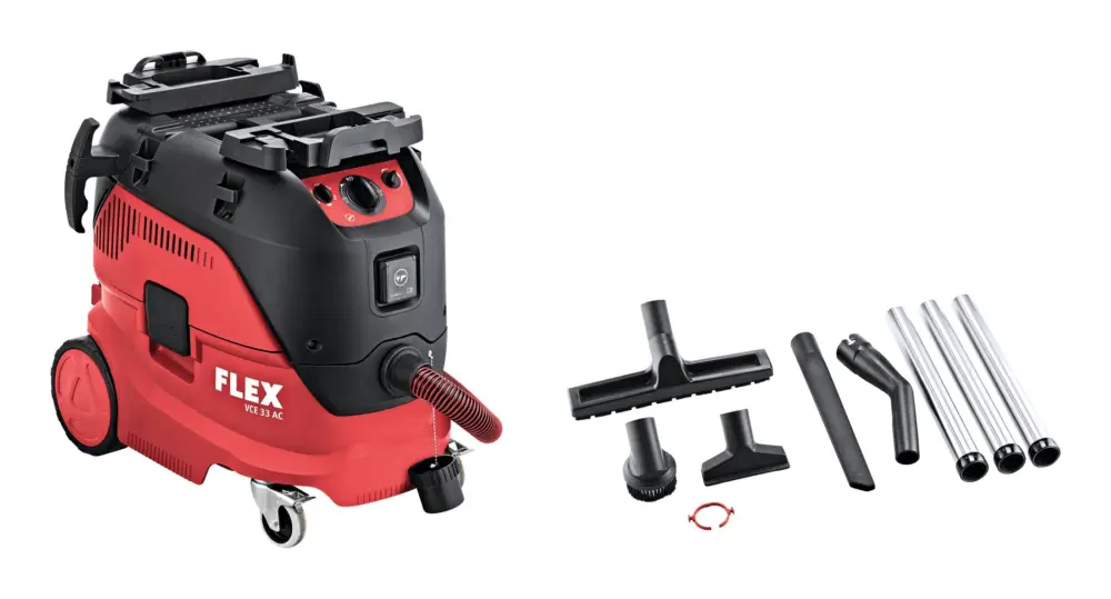 Flex VCE 33 M AC-Set Sicherheitssauger mit automatischer Filterabreinigung 30 l Klasse M in L-BOXX® Schnäppchen
