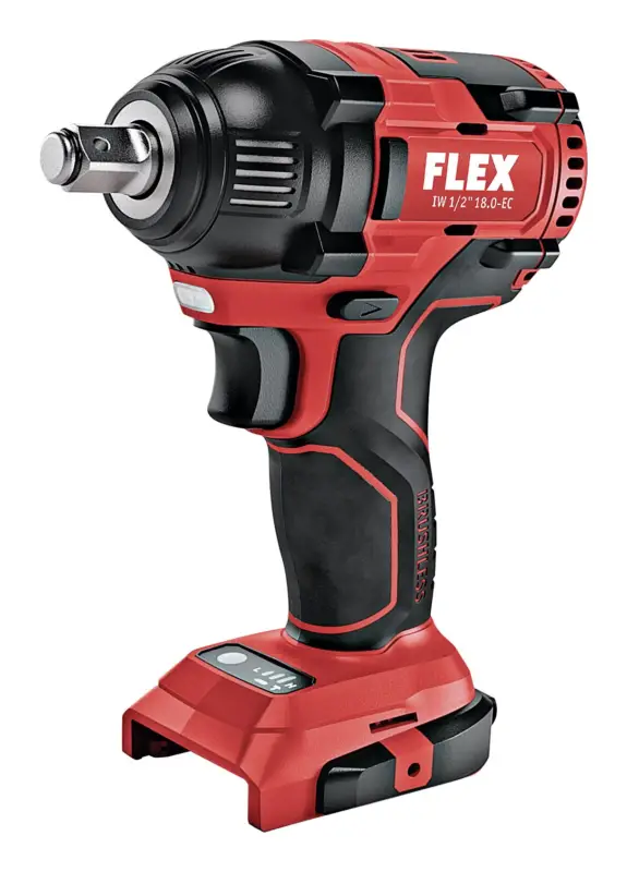 Preisreduziert Flex IW 1/2" 18.0-EC C Akku-Schlagschrauber mit Bitgarage mit Gürtelclip 18 V ohne Akku im Karton