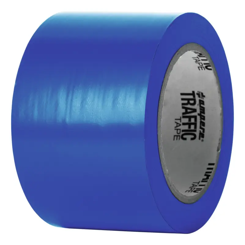Bestpreis A.M.P.E.R.E. Traffic Tape Standard 0,15 mm Dicke 75 mm x 33m Blau