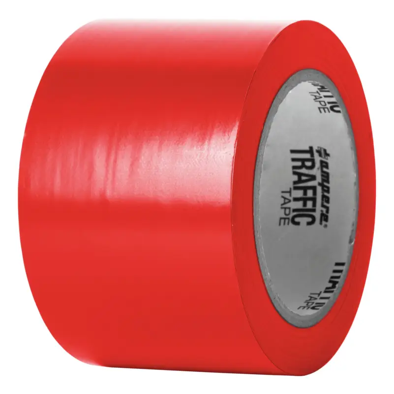 A.M.P.E.R.E. Traffic Tape Standard 0,15 mm Dicke 75 mm x 33m Rot Neu Im Sortiment