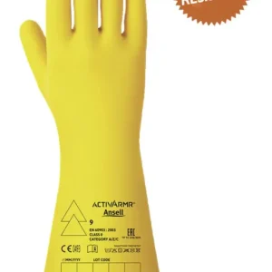 Knallerangebot Ansell Isolierhandschuh ActivArmr Kat.III, gelb/gelb RIG014Y, Größe 7 (Verpackungseinheit 1 Paar)