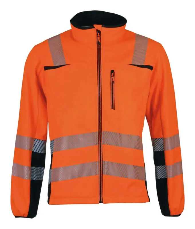 Asatex Softshelljacke Trendline, Größe L orange/schwarz Größe L Ausverkauf