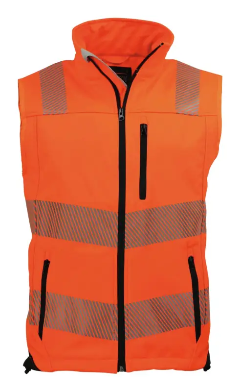 Preisreduziert Asatex Warnweste, Größe L orange/schwarz Größe L