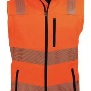 Billig Asatex Warnweste, Größe XL orange/schwarz Größe XL
