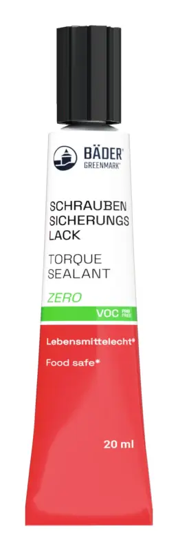 Bäder Schraubensicherungslack Zero 20 ml Tube neon-orange (Verpackungseinheit 12 Stück) Preisknaller