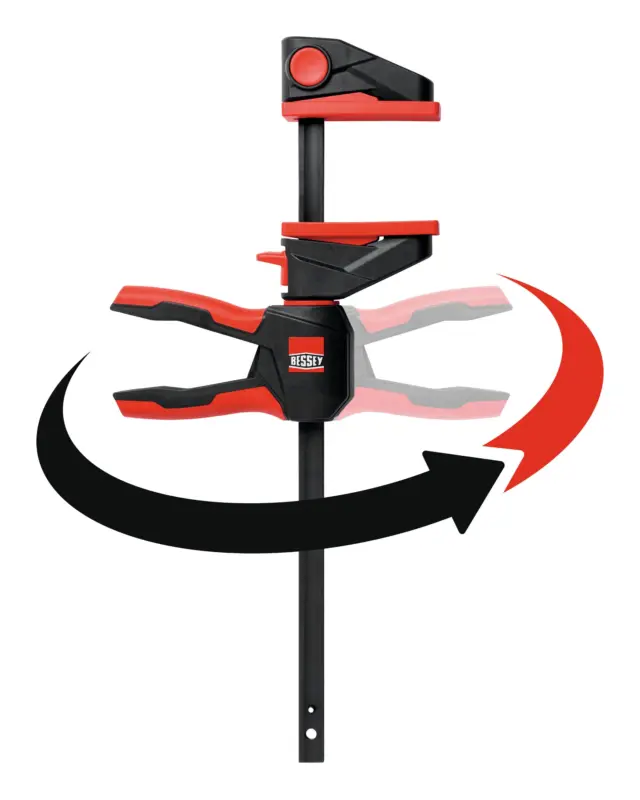 Bessey Einhandzwinge EZ360S 110 x 40 mm 2 Stück drehbarer Griff Preisknaller
