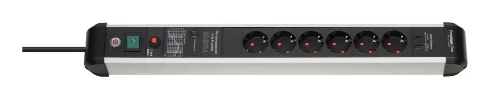 Garantierte Lieferung Brennenstuhl Steckdosenleiste Premium-Protect-Line 6-fach, PD 30W