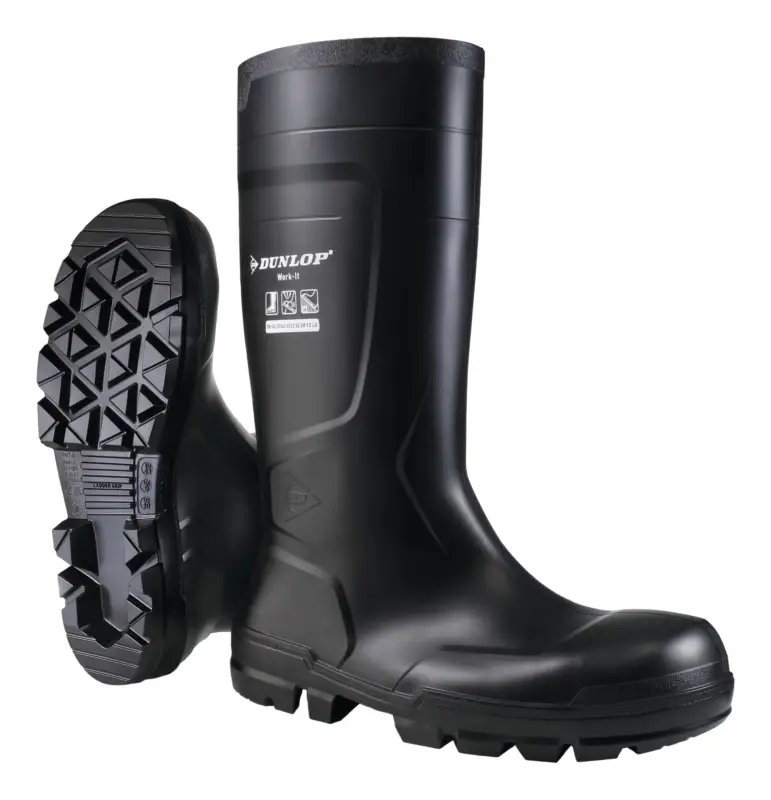 Preiswert Dunlop Sicherheitsstiefel Work-It FullSafety Black PVC SR LO LG S5 Größe 42 (Verpackungseinheit 1 Paar)