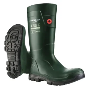 Billig Dunlop Stiefel Purofort TerraPRO S5 SRC, Grün, Größe 47 (Verpackungseinheit 1 Paar)