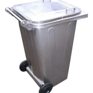 Preis Gesenkt E.K.H. Plauen Großmülltonne 240l verzinkter Stahl mit Rollen D200mm B600xT740xH1060mm