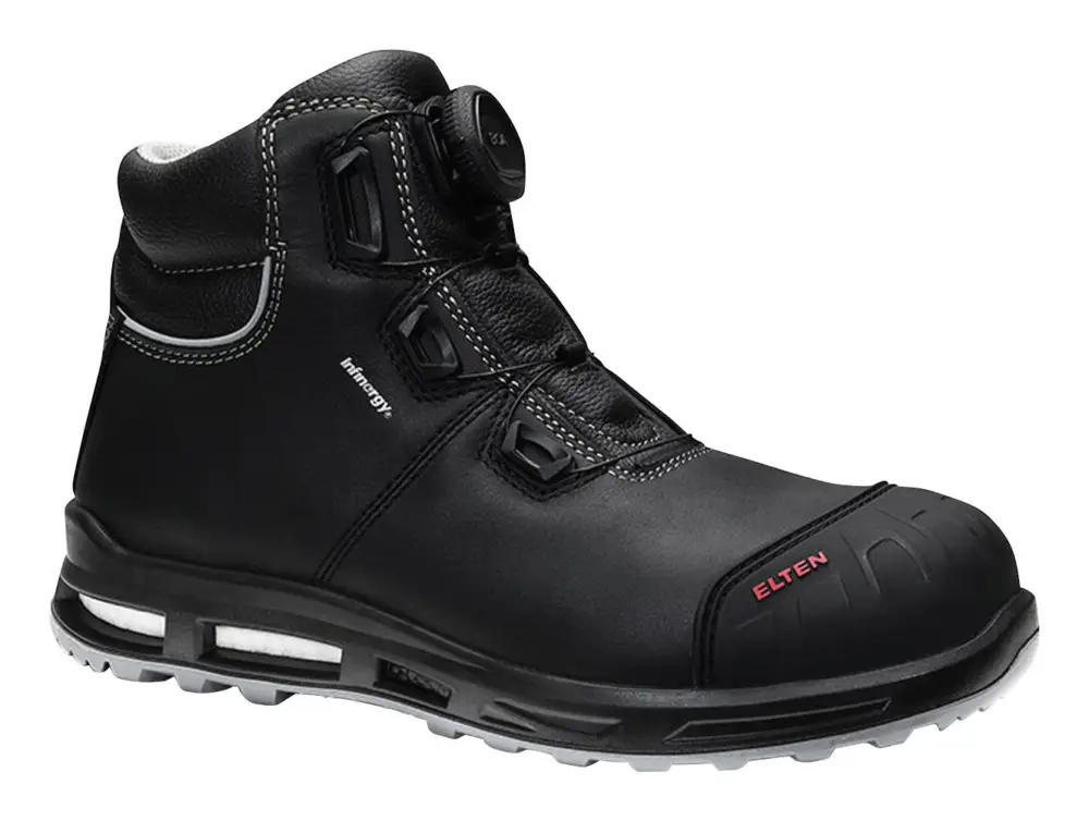 Elten Schnürstiefel 769851 Reaction XXT Pro BOA Mid schwarz, S3 ESD, BOA Größe 44 (Verpackungseinheit 1 Paar) Knallerangebot