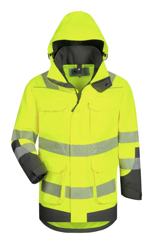 Angebot Elysee Warnschutzparka Arwid gelb/grau Größe 2XL