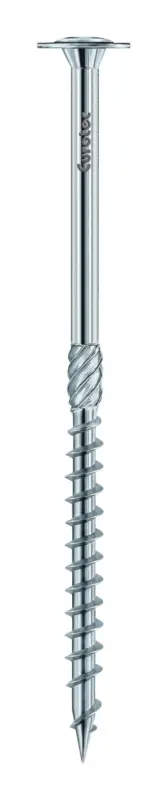 Eurotec Holzbauschraube Paneltwistec AG, Tellerkopf blau verzinkt TX5010 x 550 mm Stahl (Verpackungseinheit 25 Stück) Versand Am Gleichen Tag