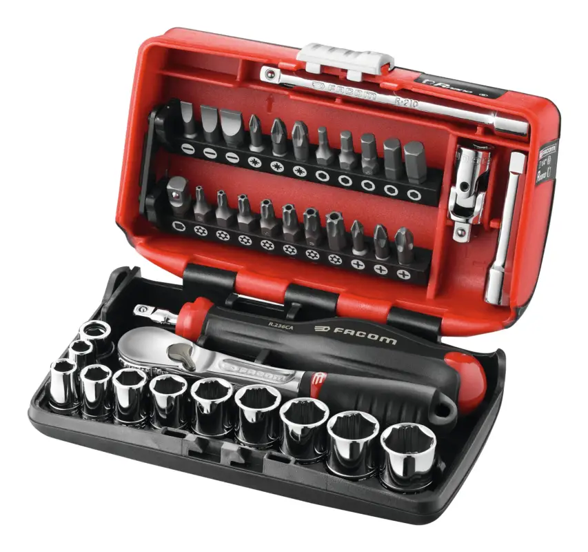 Knallerangebot Facom Steckschlüssel-Garnitur 1/4" Nano OGV 38-teilig