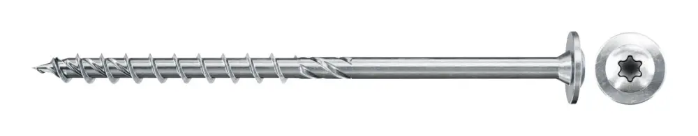 Fischer Tellerkopfschraube PowerFast II 6 x 200 TK TX TG blvz 100 (Verpackungseinheit 100 Stück) Letzte Chance