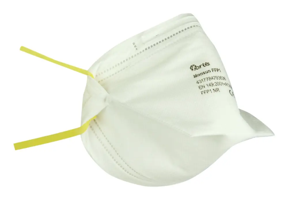 Preis Gesenkt Fortis Atemschutzmaske Monsun FFP1, Box=20 Stück