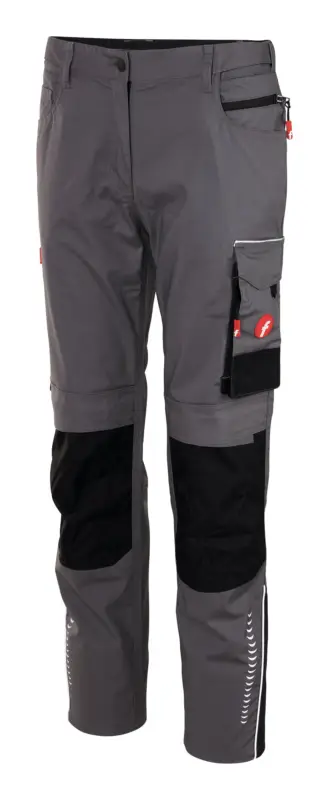 Fortis Damen-Bundhose Performance grau/schwarz Größe 38 Rabatt