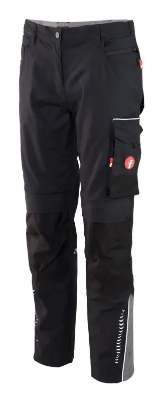 Fortis Damen-Bundhose Performance schwarz/grau Größe 32 Garantierte Lieferung