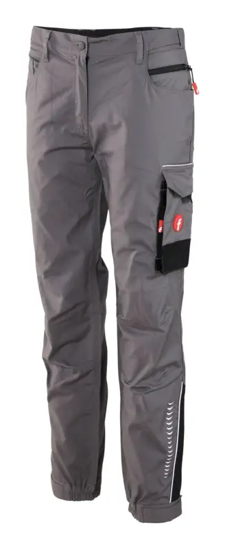 Sofort Bestellen Fortis Damen-Cargohose Performance grau/schwarz Größe 38