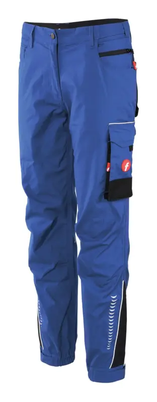 Schneller Versand Fortis Damen-Cargohose Performance kornblau/schwarz Größe 32