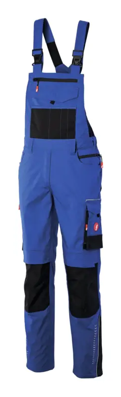 Meistverkauft Fortis Damen-Latzhose Performance kornblau/schwarz Größe 50