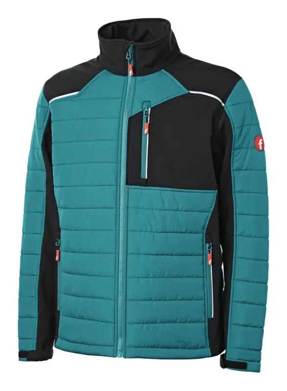 Direktkauf Fortis Elements Hybrid-Steppjacke petrol/schwarz Größe M