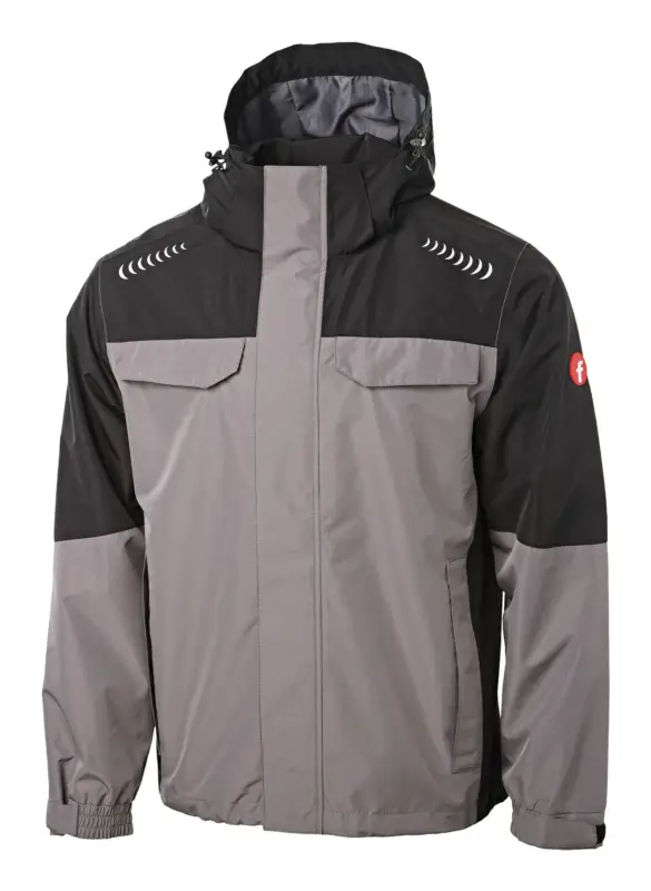 Fortis Elements Regenjacke Plus grau/schwarz Größe 2XL Bestpreis