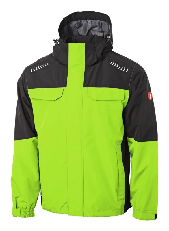 Top-Angebot Fortis Elements Regenjacke Plus lime/schwarz Größe 4XL