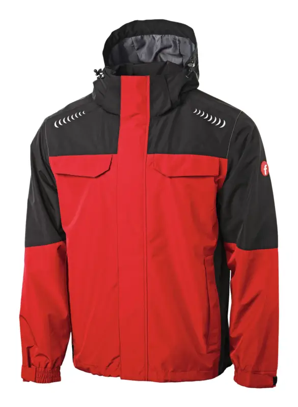Letzte Chance Fortis Elements Regenjacke Plus rot/schwarz Größe L