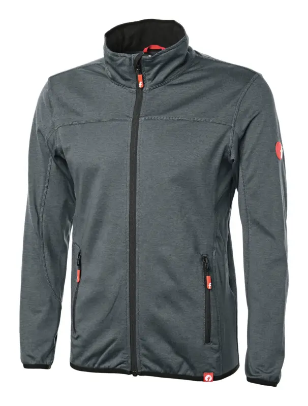 Fortis Elements Tech-Fleecejacke grau/schwarz meliert Größe 4XL Finale Aktion