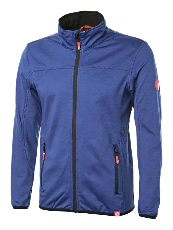 Fortis Elements Tech-Fleecejacke kornblau/schwarz meliert Größe L Garantierte Lieferung